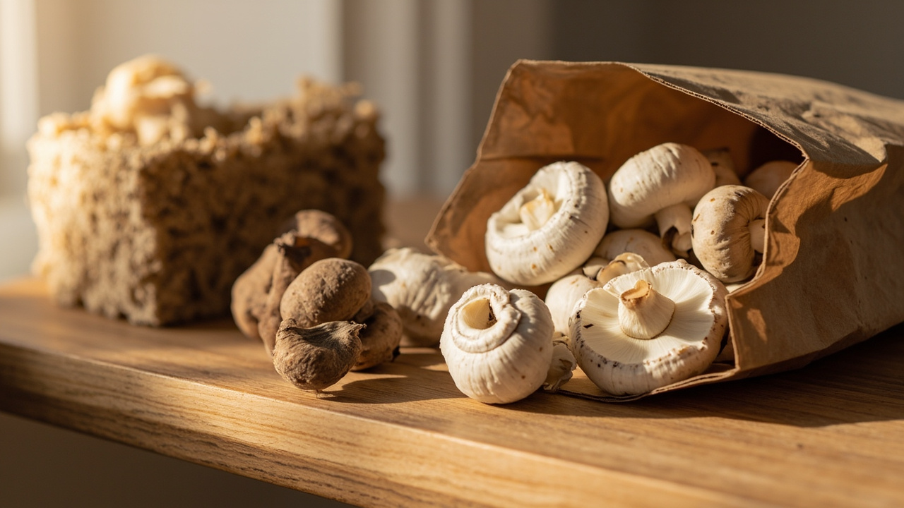 How to Store Fresh Mushrooms From a Gourmet Grow Kit