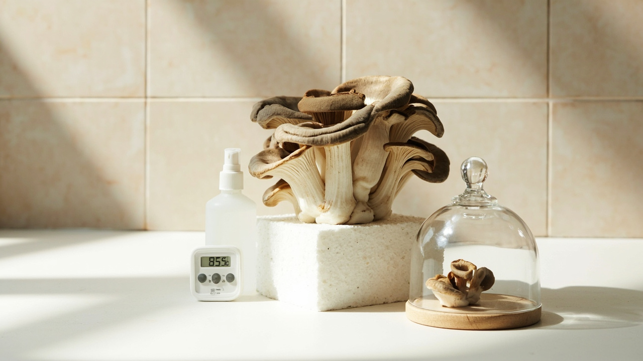 Humidity and Misting Tools for Kitchen Gourmet Mushroom Kits