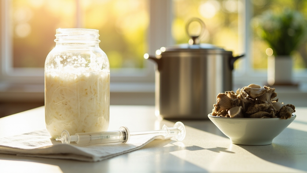 Liquid Culture for Gourmet Mushrooms (Kitchen-Scale)
