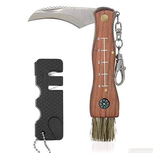 CABUGE Mushroom Harvesting Knife, No Lock Folding Garden Tool