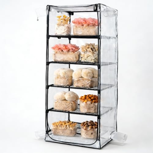 Mushroom Grow Tent, Martha Tent for Mushroom Growing Kit, Mini Greenhouse Indoor