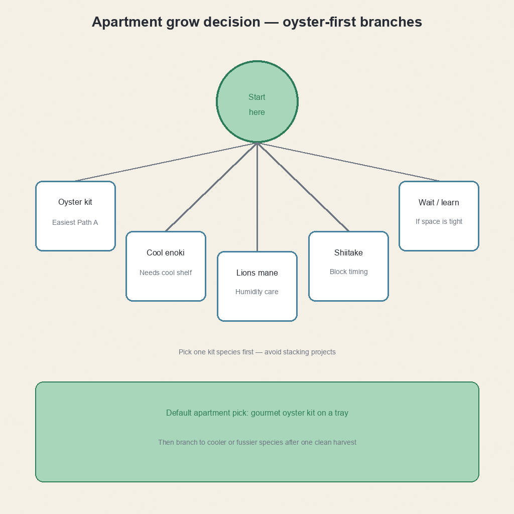 Apartment grow decision tree branches